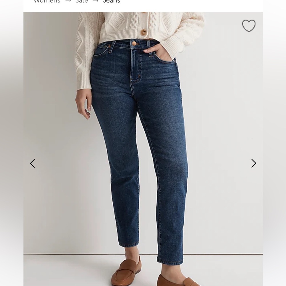 Madewell Curvy Mid-Rise Stovepipe